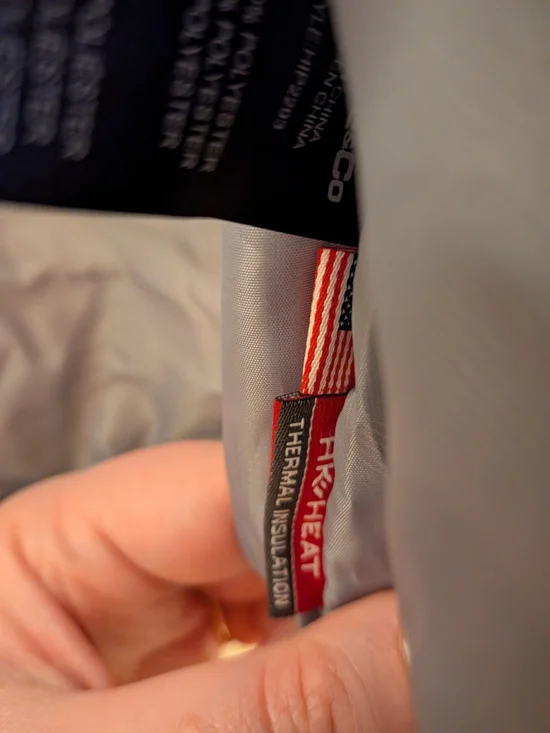 Hawke & Co Black, Blue & White Mountain-Print Insulated Puffer Jacket - Picture 5 of 9